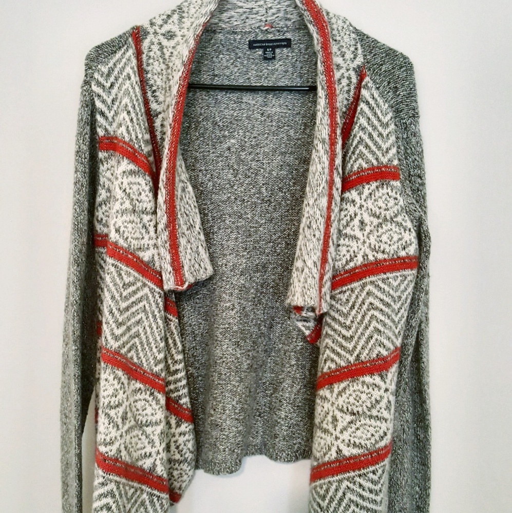 American Eagle Aztec Long Sleeve Cardigan